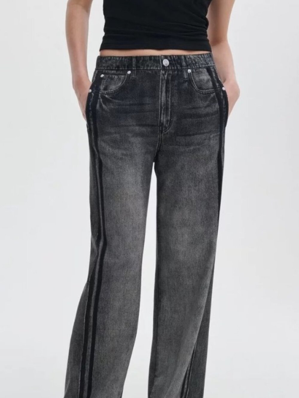 Rag & Bone Miramar Wide-Leg Cotton Terry Track Pant-Small-New With Tags!